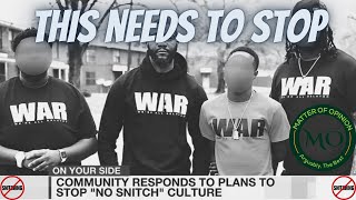 The Toxic Culture Of No Snitching Feat Ryan Hodge