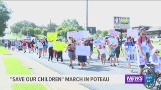 #Saveourchildren March Held in Poteau