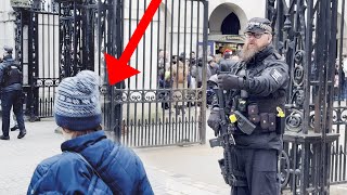 CHRISTMAS EVE - HORSE GUARDS SHUTS AS  SUPER COP DEALS WITH HUGE THREAT at horse guards