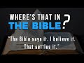 The Bible Says It. I Believe It. That Settles It! - Sermon - Sunday, August 29, 2021