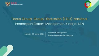 FGD Nasional Penerapan Sistem Manajemen Kinerja ASN