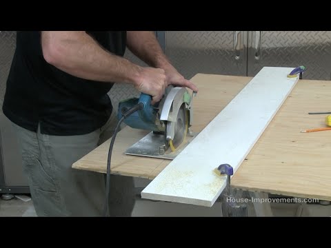 How To Make A Straight Cut Using A Circular Saw How To Make A Straight Cut Using A Circular Saw