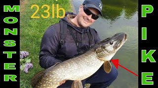 perch fishing turns in to monster canal pike fishing/canal pike fishing on a jig fly