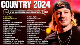 Country Music Playlist 2024 - Luke Combs, Chris Stapleton, Luke Bryan, Morgan Wa