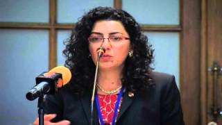 Kate Nahapetian discusses reparations & restitution at 2013 Pan-Armenian Lawyers Conference