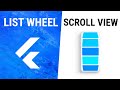 Flutter ListWheelScrollView Widget