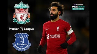 🔴 Liverpool vs Everton - Merseyside derby | Premier League 2022-23 | eFootball PES 2021 Gameplay