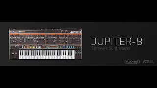 Roland Cloud Jupiter 8 Soft Synth - Preset Playthrough.