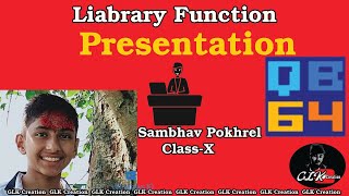 Q-Basic Library Functions || String Function||Numeric || Mathematical || By Samvav Pokhrel