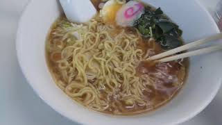 【高架駅工事前に立ち食いラーメン】東武春日部立ち食いラーメン チャーシューメン 食レポ【春日部駅東武ラーメン2回目の訪問】