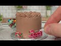 Подборка Рецептов Миниатюрных Тортов от Канала Мини Кухня 🍰😋 Готовка и Украшение Мини Тортов