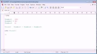 Beginner PHP Tutorial 22 Arithmetic Operators flv