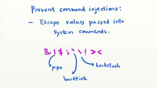 How to Prevent Command Injections
