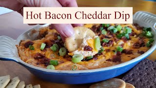 Cheesy Hot Bacon Cheddar Dip Recipe