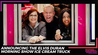 We Announce The Elvis Duran Morning Show Ice Cream Truck With Scream Truck | Elv