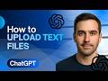 How to Upload Text Files to ChatGPT (2026 Step-by-Step Guide)