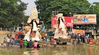 Immersion of  Jagadhatri Idol at Chandannagar 2017/ Jagadhatri Visarjan From Rani Ghat