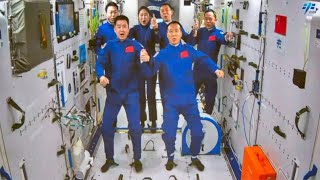 Six Chinese astronauts make historic gathering in space