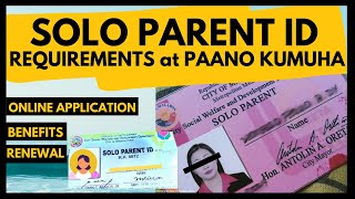 Paano kumuha ng SOLO PARENT ID? | Requirements, Online Registration, Benefits, Renewal, Application