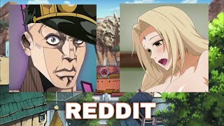 Anime vs Reddit (the Rock reaction meme)