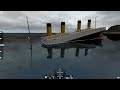 simpleplanes the titanic sinking ship