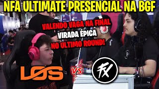 LOS vs FLUXO - VIRADA ÉPICA LUKAZIN SURREAL!! NFA ULTIMATE PRESENCIAL NA BGF! CLIPS FF