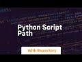 python script path