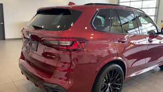 2021 BMW X5 40i Msport package Ruby Red 275/35/R22 tires