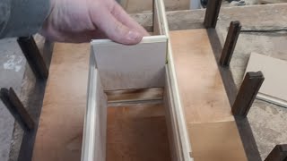 interior wall joinery for the bottom floor of the wenge puzzle box.