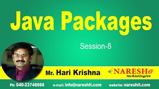 Java Packages Session-8 | By Mr. Hari Krishna