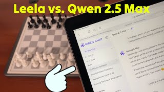 Qwen 2.5 Max vs. Chessnut EVO Lc0 Chess Engine 👑 #LLM #Chess