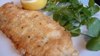 Pan-fried fillet of plaice