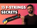 13 Python f-string formatting tips