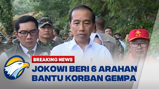Ini 6 Arahan Jokowi Soal Penanganan Gempa Cianjur
