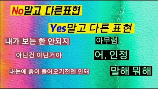 [초보패턴영어 길게 말하기] #6 No말고 다른표현 /Yes말고 다른표현 /원어민/리얼 영어회화/현지일상회화/큰글씨영어/원어민이 매일 쓰는 표현/쉐도잉/원어민처럼