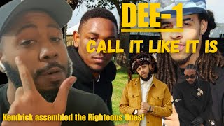 CHRISTIAN RAP IS LIT?!🤯 | Dee-1 “Call It Like It Is” Kendrick Lamar “Watch The Party Die” | REACTION