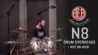 AEA N8 Drum Overheads + N22 Kick Drum - Listening Library