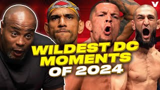 Daniel Cormier's WILDEST MOMENTS OF 2024: Nate Diaz calls DC a b***h, DC wrestling Shavkat \u0026 Chimaev