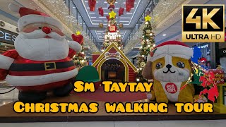 🇵🇭 SM CITY TAYTAY CHRISTMAS SEASON WALKING TOUR [4K]