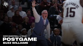 Texas Postgame: Buzz Williams