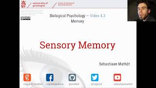 Sensory memory | Biological Psychology 4.3