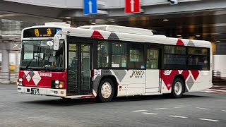 【元都営N-N334】日野ﾌﾞﾙｰﾘﾎﾞﾝⅡ PJ-KV234L1〈ラパークいわき→医療創生大学[169]〉車窓(いわき200か856)【新常磐交通】