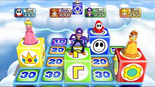 Mario Party 9 High Rollers - Shy Guy  vs Daisy vs Waluigi vs Peach Gameplay | MARIOGAMINGHUB