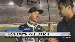 1-on-1 with Kyle Larson at Charlotte Motor Speedway