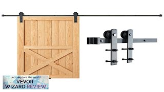 VEVOR 10FT Sliding Barn Door Hardware Kit 330LBS Loading Heavy Duty Barn Review