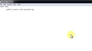 Unt1-V8 How to run java program using cmd - first program in java- basic hello world program in java