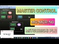 GX Works2 : Master Control instruction (MC-MCR-N0) Mitsubishi PLC With HMI GT Designer3 Simulation