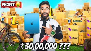 I Ordered India's Largest Mystery Box Worth ₹3000000 - Profit or Loss ?? 😱