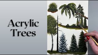 Beginner Tree Tutorial - Acrylic Paint