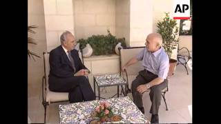 Jordan - Shimon Peres meets King Hussein